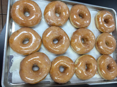 Fresh Glazed Donuts – Cartoon Café at Jellystone Park™ South Haven Fresh glazed donuts at Cartoon Café in Jellystone Park South Haven