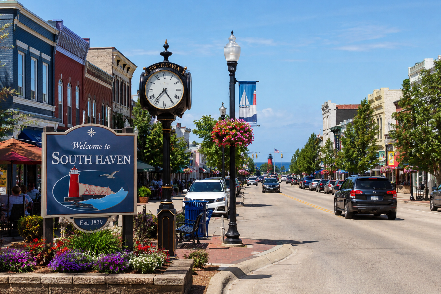 Downtown South Haven Michigan Downtown South Haven near Jellystone Park South Haven